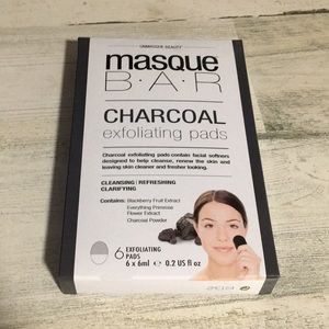 Unmasque Beauty masque bar charcoal exfoliating pads six (6) 6x6ml NWT